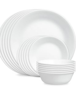 Corelle® Winter Frost White 18-piece Dinnerware Set. Service for 6