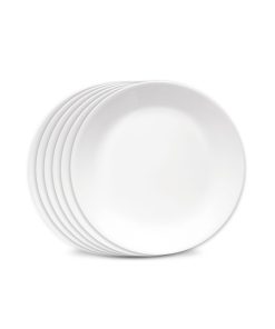 Corelle® Winter Frost White 8.5 Salad Plates. 6-pack