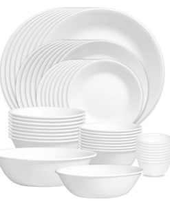 Corelle® Winter Frost White 50-piece Dinnerware Set. Service for 8. EXCLUSIVE
