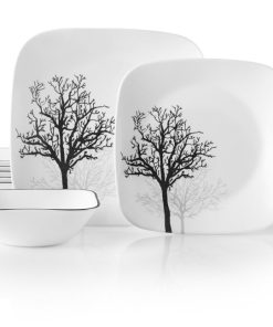 Corelle® Timber Shadows 18-piece Dinnerware Set. Service for 6
