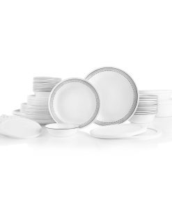 Corelle® Mystic Gray 78-piece Dinnerware Set. Service for 12