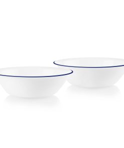 Corelle® Brilliant Blue Banded 2-quart Serving Bowls. 2-pack