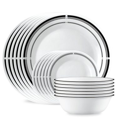 Corelle® Brasserie 18-piece Dinnerware Set. Service for 6