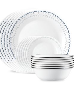 Corelle® Caspian Lace 18-piece Dinnerware Set. Service for 6