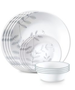 Corelle® Flowing Fern 12-piece Dinnerware Set. Service for 4