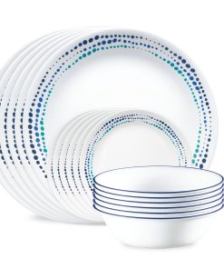 Corelle® Ocean Blues 18-piece Dinnerware Set. Service for 6