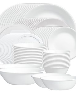Corelle® Winter Frost White 78-piece Dinnerware Set. Service for 12