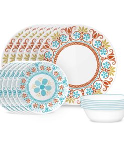 Corelle® Global Collection Terracotta Dreams 18-piece Dinnerware Set. Service for 6