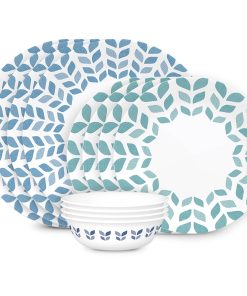 Corelle® Global Collection Northern Pines 12-piece Dinnerware Set. Service for 4
