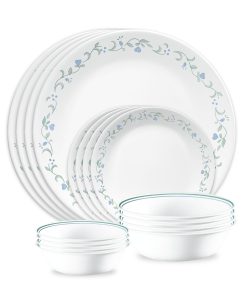 Corelle® Country Cottage 16-piece Mugless Dinnerware Set. Service for 4