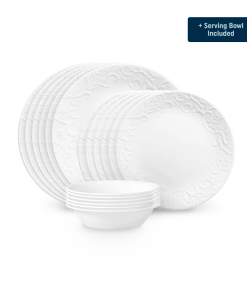 Corelle® Bella Faenza Dinnerware Set – Service for 6 + Serving Bowl