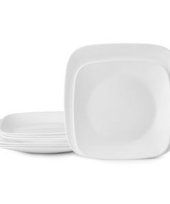 Corelle® Boutique Vivid White 8-piece Dinnerware Set. Service for 4