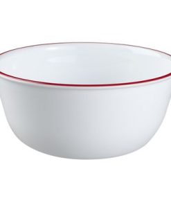 Corelle® Red Banded 28-ounce Large Soup Bowl